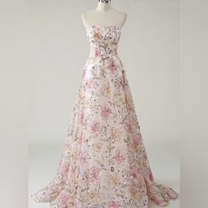 Floral Prom Dress